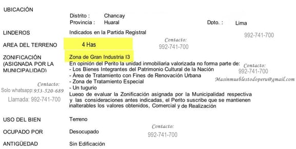 Chancay 4has El Hatillo-venta Terreno Panamericana 
