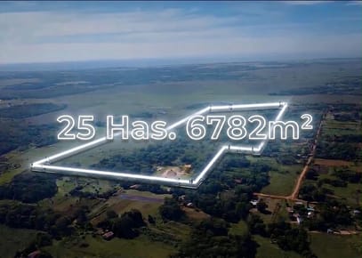 Vendo terreno de 25 hectáreas en Villeta 