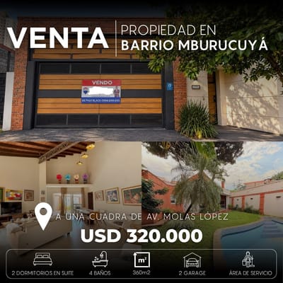 Vendo casa en Barrio Mburucuya - Zona Curda
