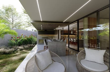 Casa de lujo en Hacienda del Urubó