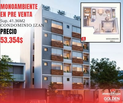 MONOAMBIENTE EN PRE VENTA