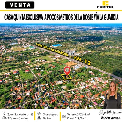 Casa quinta en venta zona Doble Via La Guardia