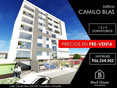VENTA DE DEPARTAMENTOS / LA CALERA - SURQUILLO