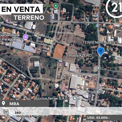  VENTA DE TERRENO EN MARIANO ROQUE ALONSO 
