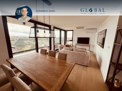 EN VENTA apartamento de dos dormitorios a estrenar en un noveno piso a orillas del Lago Calcagno!