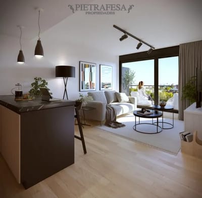 Monoambiente a estrenar con terraza -La Blanqueada