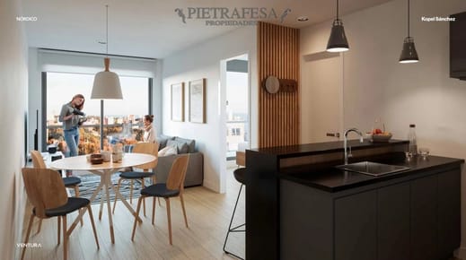 Apartamento en venta a estrenar 1 dormitorio, 1 baño y terraza - Luis. A. de Herrera- La Blanqueada