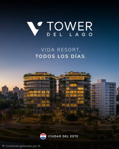 DEPTOS DE LUJO EN POZO!! V TOWER DEL LAGO!!!