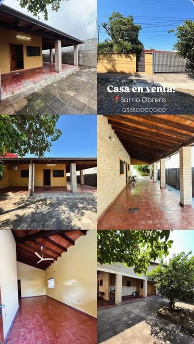 Vendo Hermosa Casa habitable  en Barrio Obrero