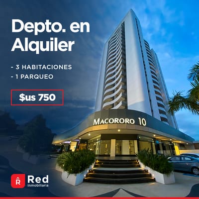MACORORO 10 - ALQUILER  DPTO. 3 HABITACIONES 