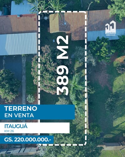 Terreno en venta en Itaugua km 26