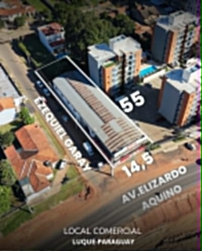 EN VENTA  LOCAL COMERCIAL EN LUQUE - SOBRE AV. ELIZARDO AQUINO 