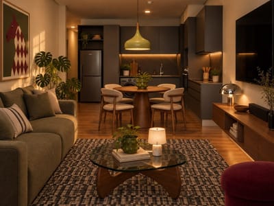 DEPARTAMENTO EN VENTA AMOBLADO DE 1 HABITACION ZONA MOLAS LOPEZ