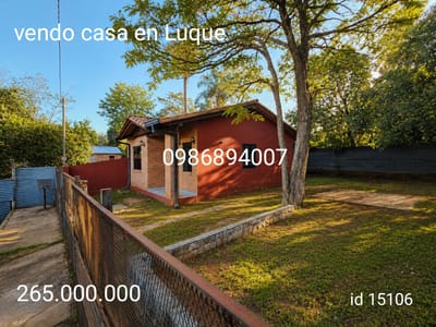 Vendo casa en Luque 