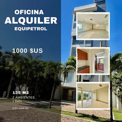 AMPLIA OFICNA EN ALQUILER EN BARRIO EQUIPETROL