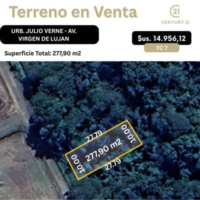 TERRENO EN VENTA en Urbanización Julio Verne