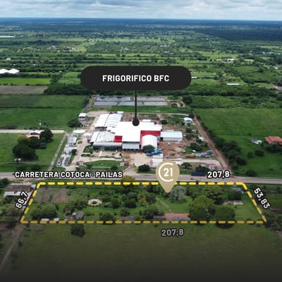 TERRENO EN VENTA FRENTE A FRIGORIFICO
