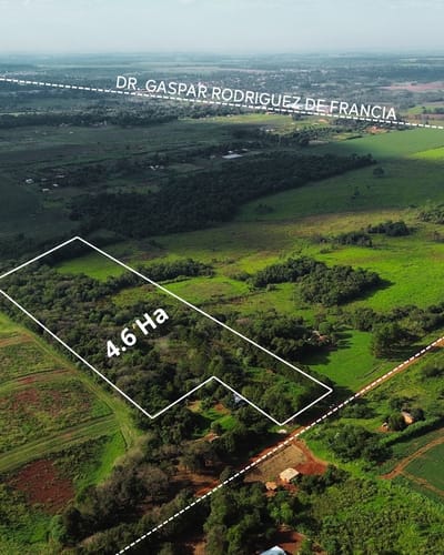 Vendo 4.6 hectáreas en Minga Guazú, Alto Paraná