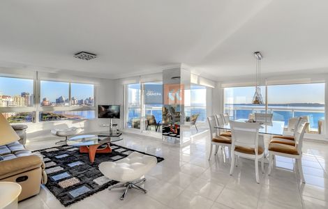 Departamento con excepcional vista a la mansa y a la península