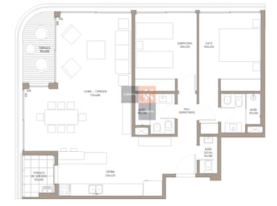 Venta apartamento 2 domritorios en Carrasco