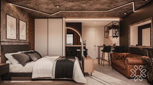 EN VENTA-DEPTO. MONOAMBIENTE EN SOHO FLATS VIILLA MORRA