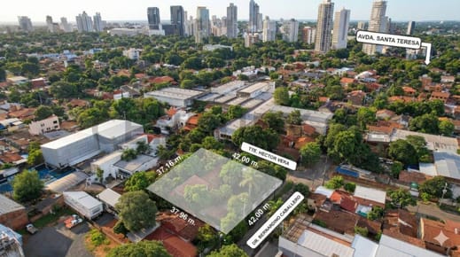 Vendo terreno en ykua sati asuncion- esquina estrategica