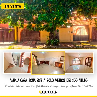 CASA EN VENTA – CALLE LAS TAPERAS, ZONA ESTE