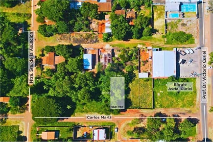 VENTA DE TERRENO EN SAN LORENZO - BARRIO RINCON