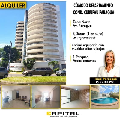 DEPARTAMENTO  EN CONDOMINIO CURUPAU PARAGUA