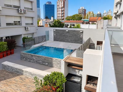 ALQUILER APTO POCITOS NUEVO 1 DORM. CON TERRAZA