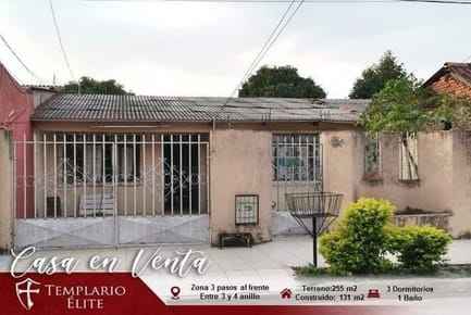 CASA DE OCASION EN VENTA (4TO ANILLO AV 3 PASOS AL FRENTE)