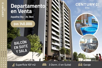 DEPARTAMENTO EN SKY AQULINA AV BENI