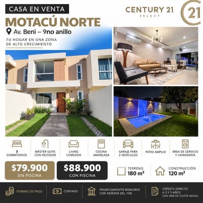 CASA  EN 9NO ANILLO BENI