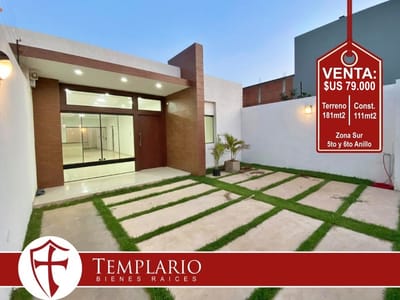 HERMOSA CASA EN VENTTA EN $US 79.000 - ZONA SUR 5TO ANILLO