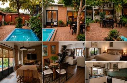 Casa en venta en Barrio Tembetary con piscina, quincho y patio arbolado