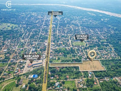 TERRENO EN VENTA, SOBRE CARRETERA, LA GUARDIA KM18