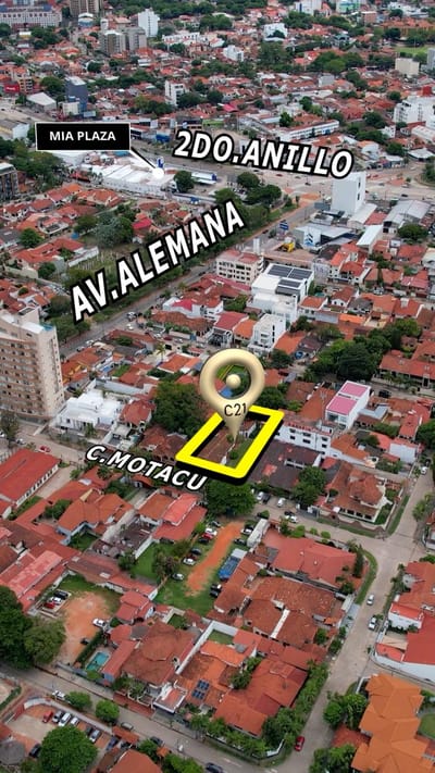 INMUEBLE EN VENTA ZONA NORTE A MEDIA CUADRA DE LA AV. ALEMANA 