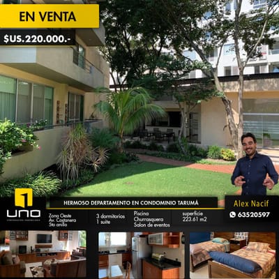 Departamento en venta 3 dormitorios 