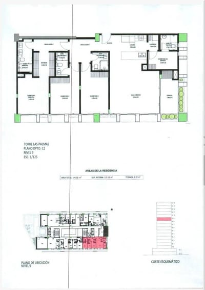 EN VENTA EXCLUSIVO DPTO DE 3 DORM EN DISTRITO PERSEVERANCIA