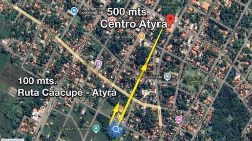 Venta de Terreno en Atyra, Cordillera