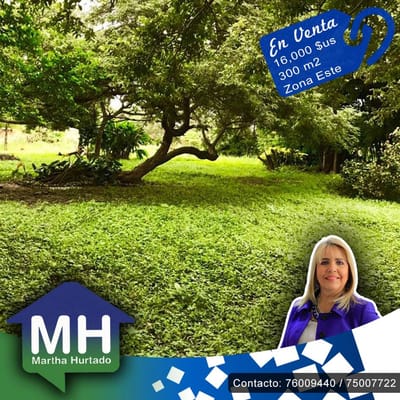 LOTE DE 300 MTRS A SOLO 16.000$