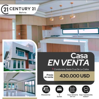 CASA EN VENTA - SANTA CRUZ DE LA COLINA / URUBO