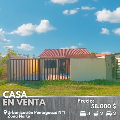 Casa en Venta – Pentaguazú Nº1 (Zona Norte)