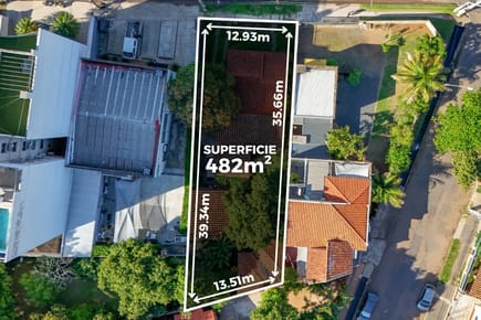 Terreno 482 m² sobre Av. Santísima Trinidad – Zona de alto tránsito / inversión