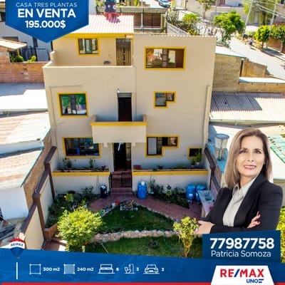 Amplia casa de 6 dormitorios para familia numerosa, jardín, zona residencial