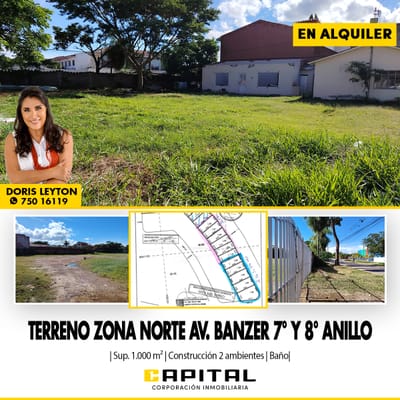 FRENTE AL COLEGIO SAN LORENZO – AMPLIO TERRENO EN ALQUILER EN ESQUINA