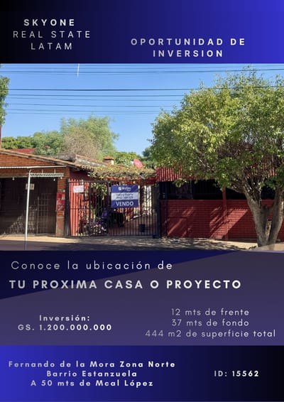 BAJA DE PRECIO | PROPIEDAD CON POTENCIAL DE DESARROLLO EN FERNANDO DE LA MORA