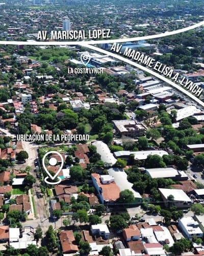 Vendo Terreno con construccion a demoler en Villa Aurelia - Asuncion