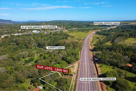 Terreno-Venta-ruta mariscal estigarribia, Caacupé, Cordillera