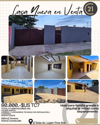 CASA DE 6 DORMITORIOS